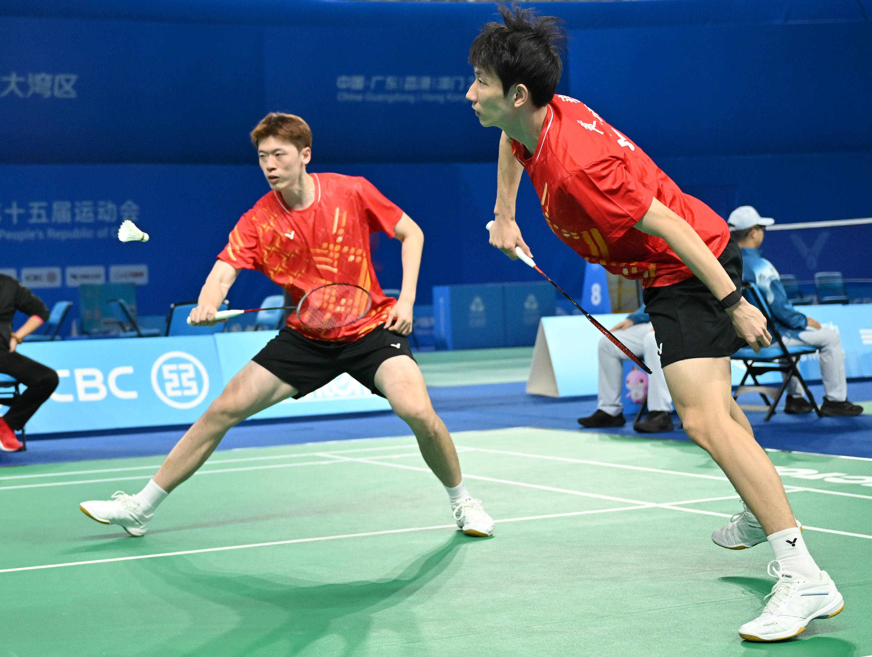 （全运会）羽毛球——男子团体小组赛：江苏队胜湖北队