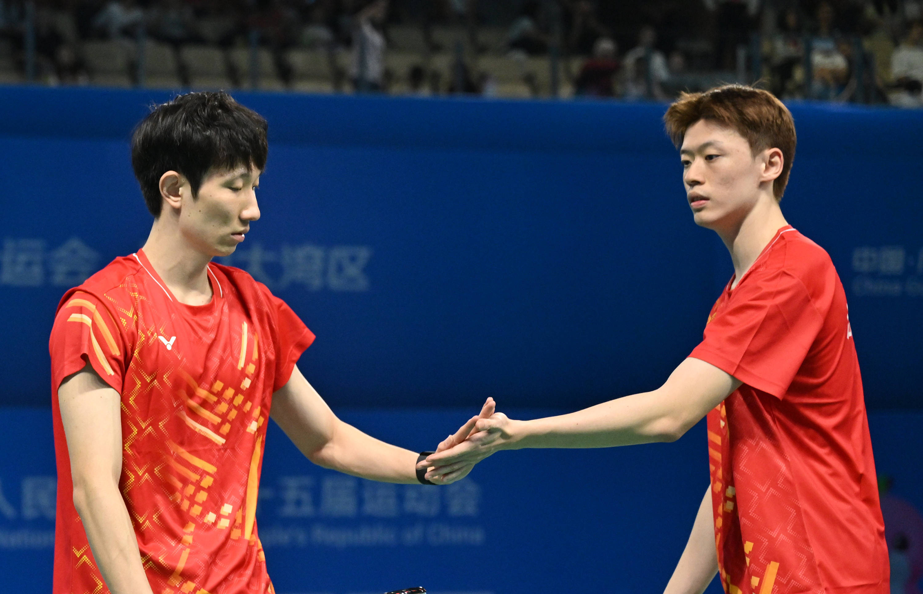 （全运会）羽毛球——男子团体小组赛：江苏队胜湖北队
